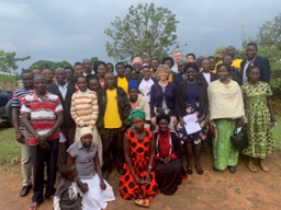 Community health workers in training